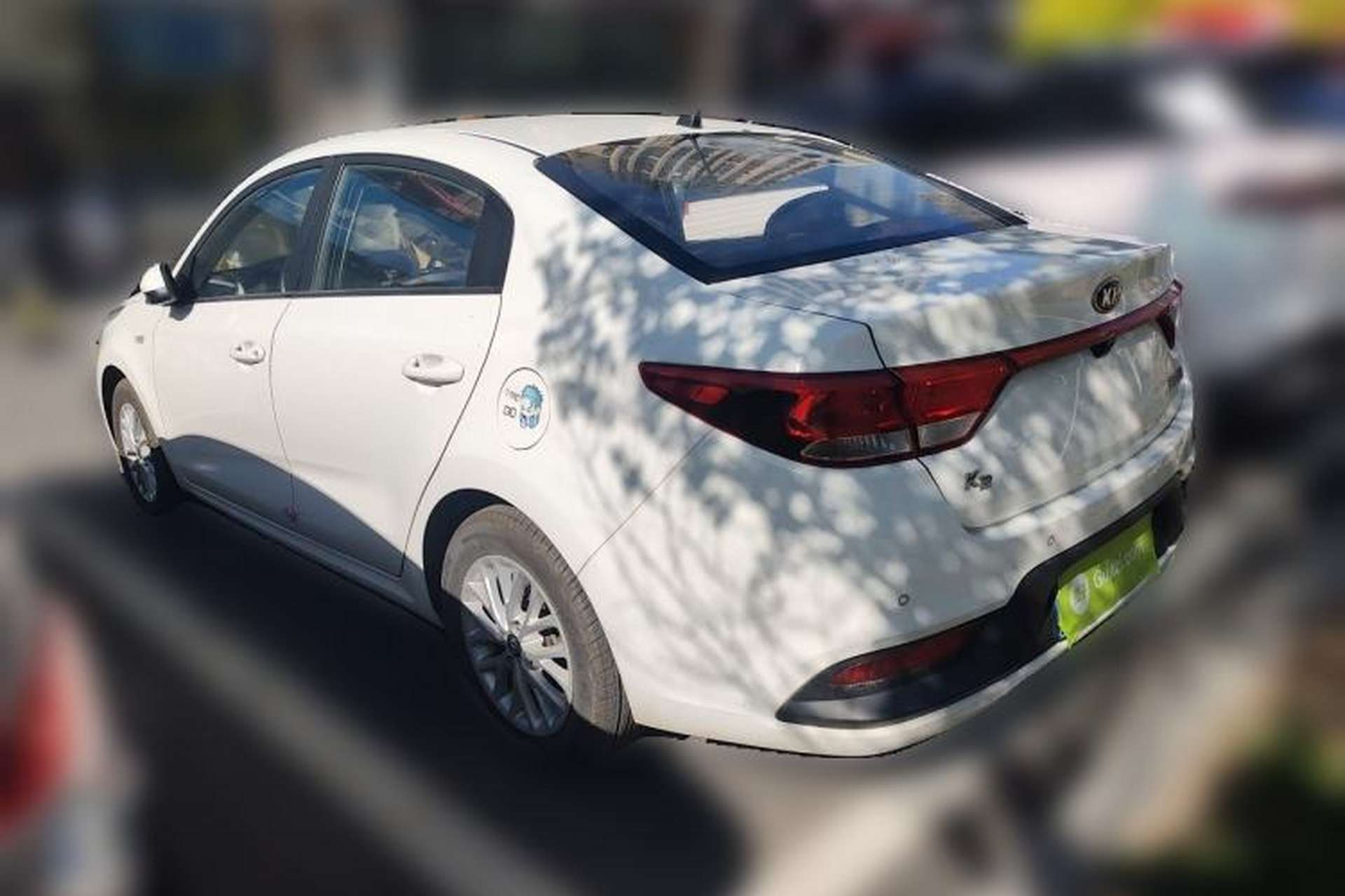 Used Kia K2 2017 Sedan 1.4L Automatic GLS Rear Left 45 Deg