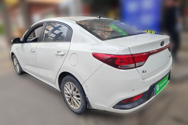 Used Kia K2 2017 Sedan 1.4L Manual Transmission GLS Rear Left 45 Deg