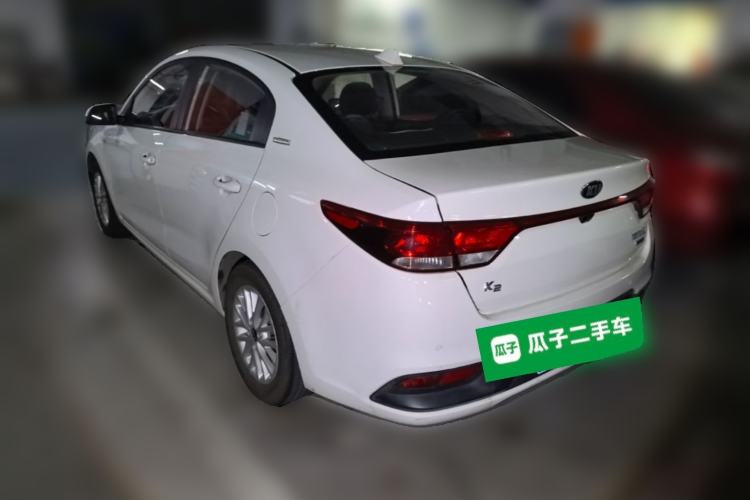 Used Kia K2 2017 Sedan 1.4L Automatic Transmission 15th Anniversary Special Edition GLS Rear Left 45 Deg