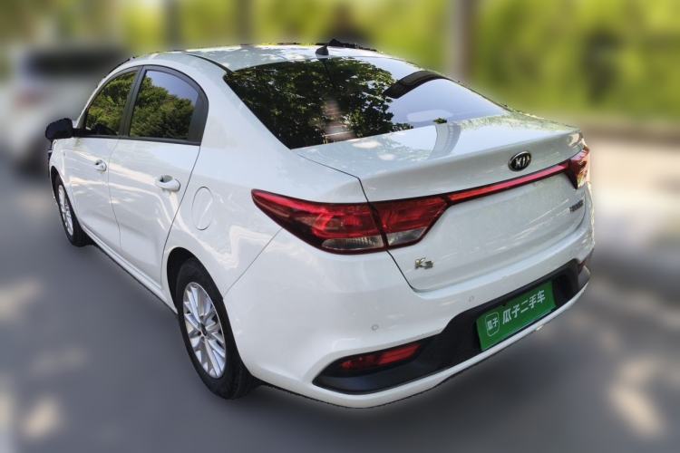 Used Kia K2 2017 Sedan 1.4L Manual Transmission GLS Rear Left 45 Deg