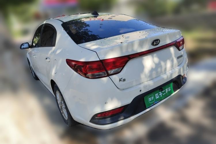 Used Kia K2 2017 Sedan 1.4L Manual Transmission GLS Rear Left 45 Deg