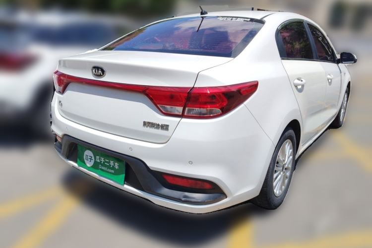 Used Kia K2 2017 Sedan 1.4L Manual Transmission GLS Rear Right 45 Deg