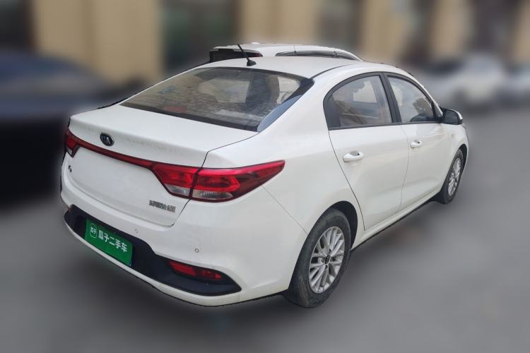 Used Kia K2 2017 Sedan 1.4L Manual Transmission GL Rear Right 45 Deg