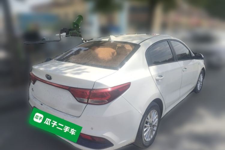 Used Kia K2 2017 Sedan 1.4L Manual Transmission GLS Rear Right 45 Deg