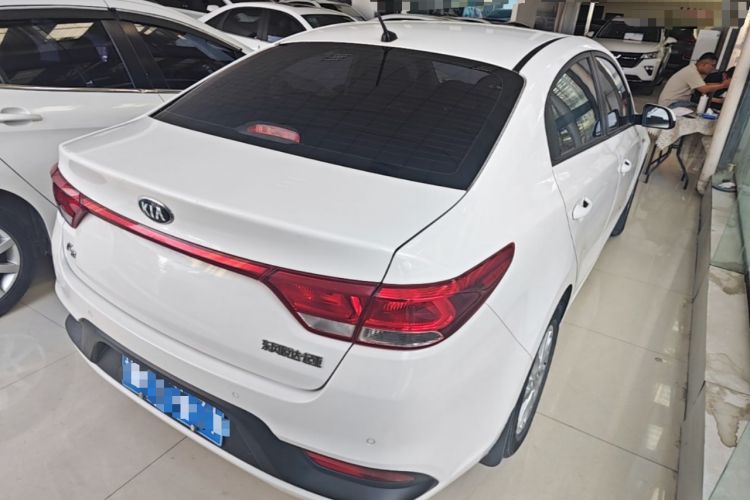 Used Kia K2 2017 Sedan 1.4L Manual Transmission 15th Anniversary Special Edition GLS Rear Right 45 Deg