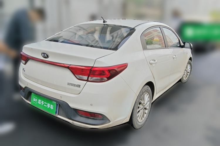 Used Kia K2 2017 Sedan 1.4L Manual Transmission GLS Rear Right 45 Deg
