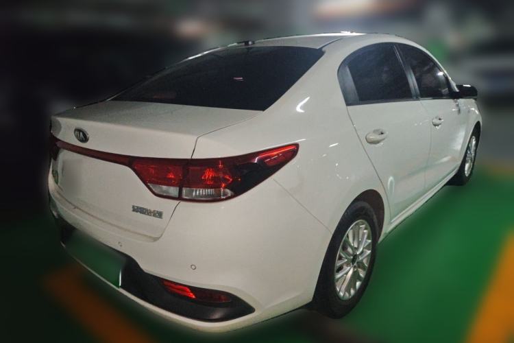 Used Kia K2 2017 Sedan 1.4L Manual Transmission GLS Rear Right 45 Deg