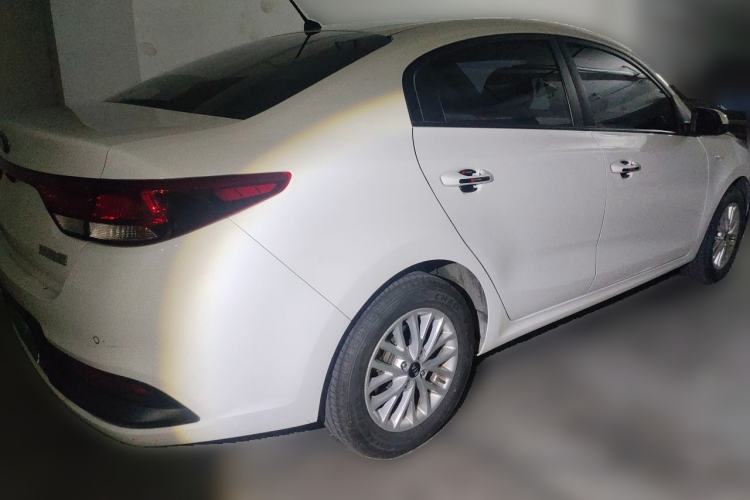 Used Kia K2 2017 Sedan 1.4L Automatic Transmission 15th Anniversary Special Edition GLS Rear Right 45 Deg
