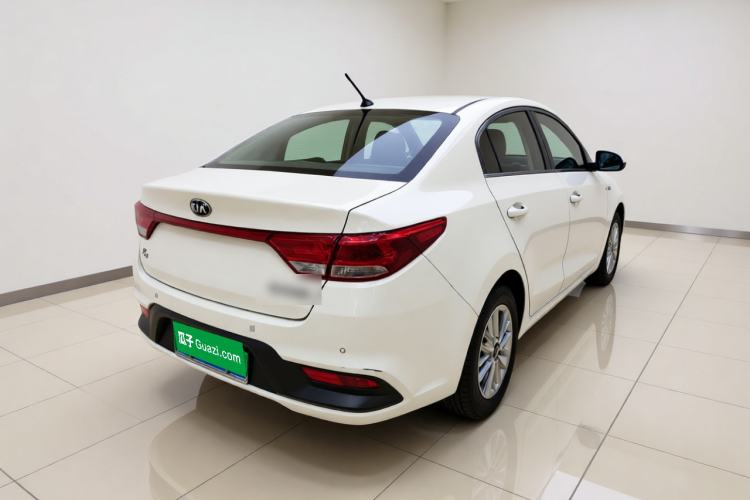 Used Kia K2 2017 Sedan 1.4L Manual Transmission 15th Anniversary Special Edition GLS Rear Right 45 Deg