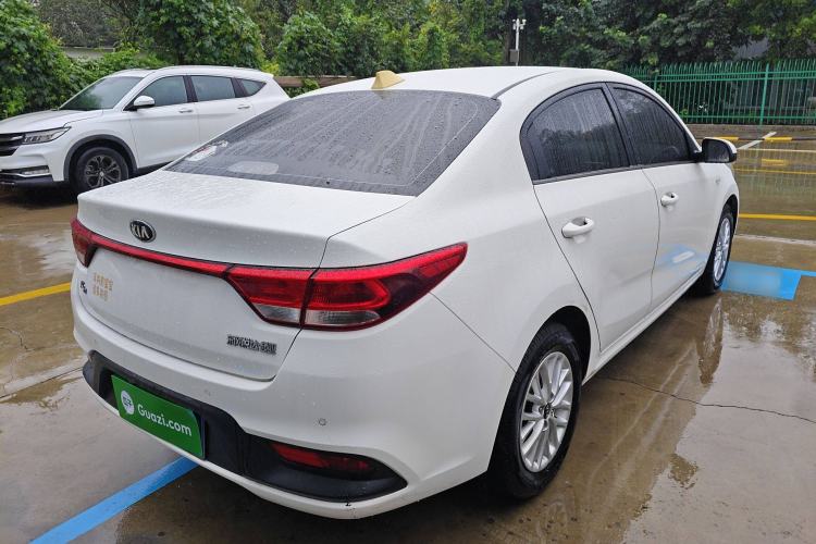 Used Kia K2 2017 Sedan 1.4L Manual Transmission GLS Rear Right 45 Deg