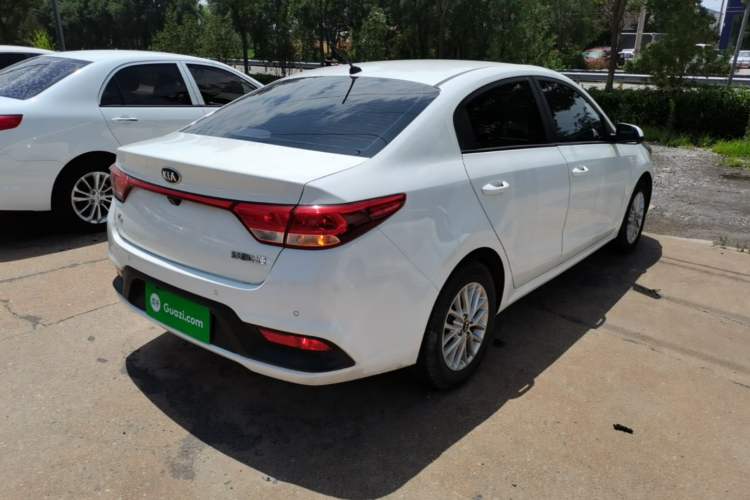 Used Kia K2 2017 Sedan 1.4L Automatic GLS Rear Right 45 Deg
