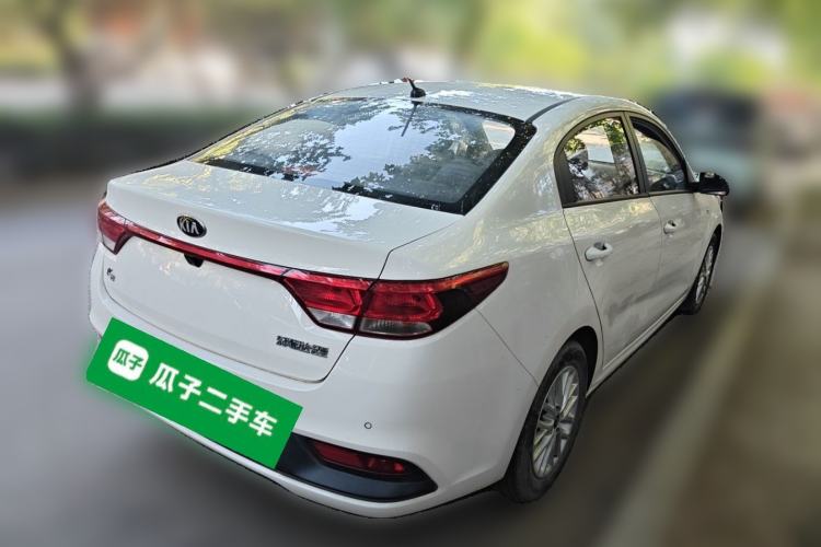 Used Kia K2 2017 Sedan 1.4L Automatic Transmission 15th Anniversary Special Edition GLS Rear Right 45 Deg
