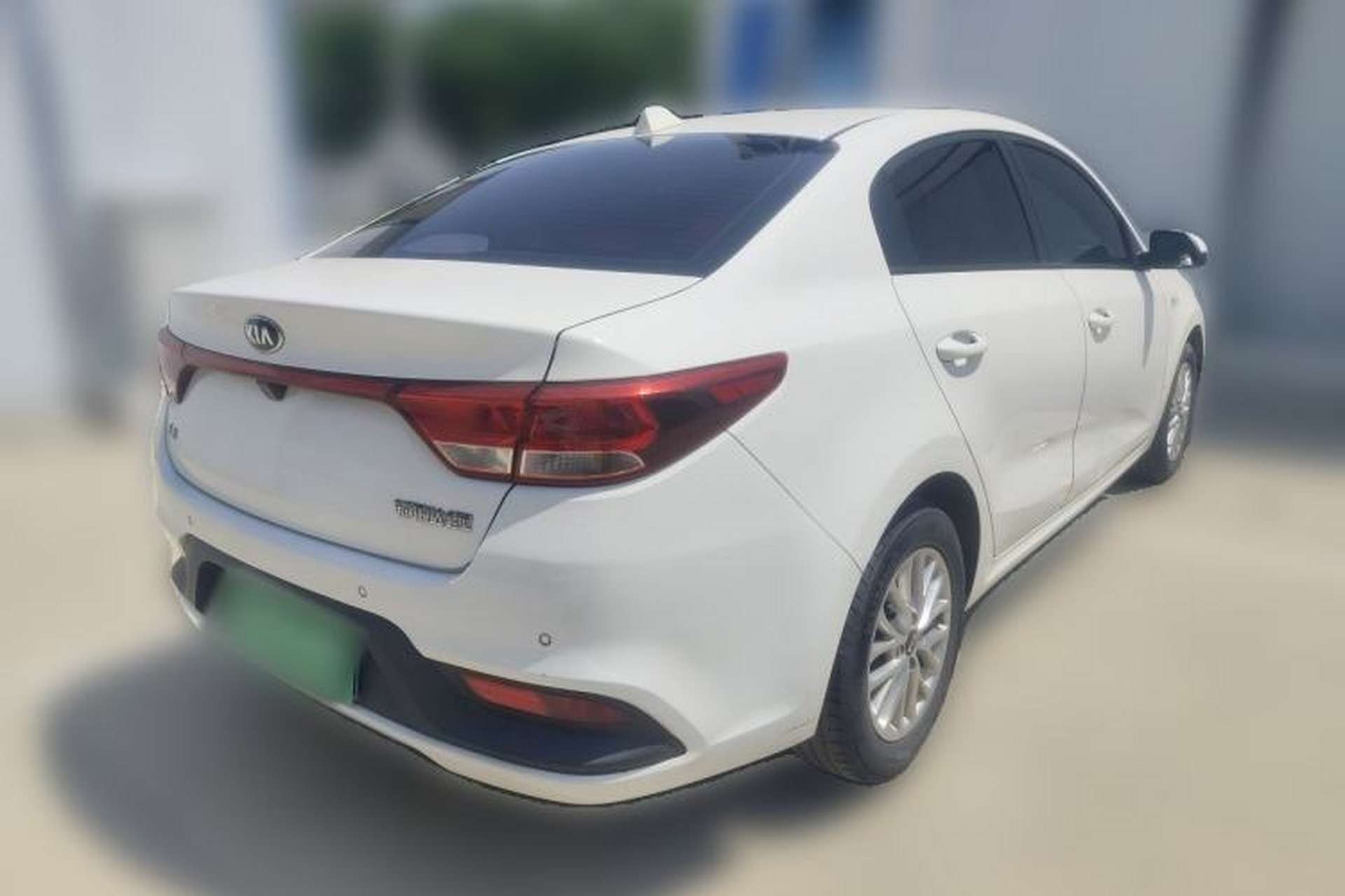 Used Kia K2 2017 Sedan 1.4L Automatic Transmission 15th Anniversary Special Edition GLS Rear Right 45 Deg