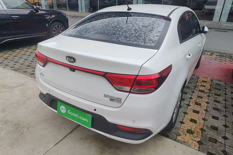 Used Kia K2 2017 Sedan 1.4L Automatic Transmission 15th Anniversary Special Edition GLS Rear Right 45 Deg