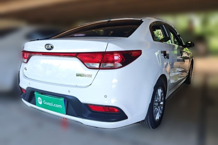 Used Kia K2 2017 Sedan 1.4L Manual Transmission GLS Rear Right 45 Deg