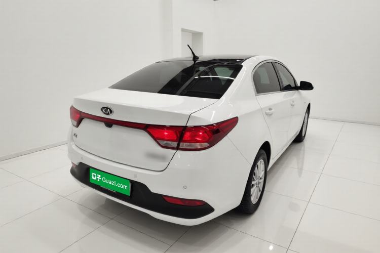Used Kia K2 2017 Sedan 1.4L Automatic Transmission 15th Anniversary Special Edition GLS Rear Right 45 Deg