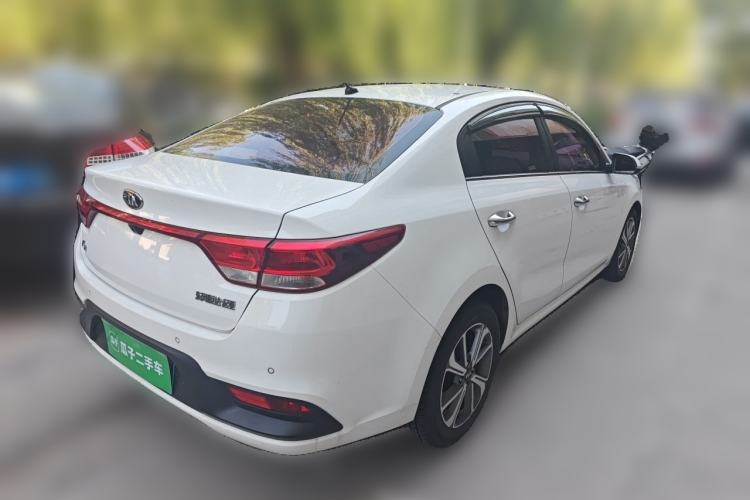 Used Kia K2 2017 Sedan 1.6L AT Premium Rear Right 45 Deg