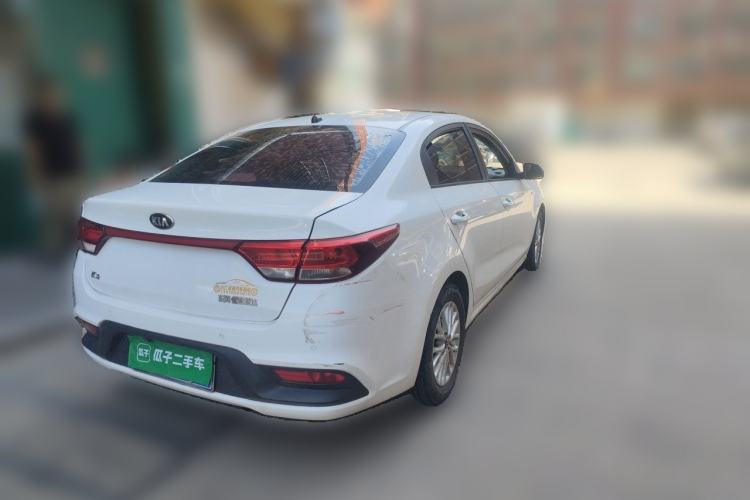 Used Kia K2 2017 Sedan 1.4L Manual Transmission 15th Anniversary Special Edition GLS Rear Right 45 Deg