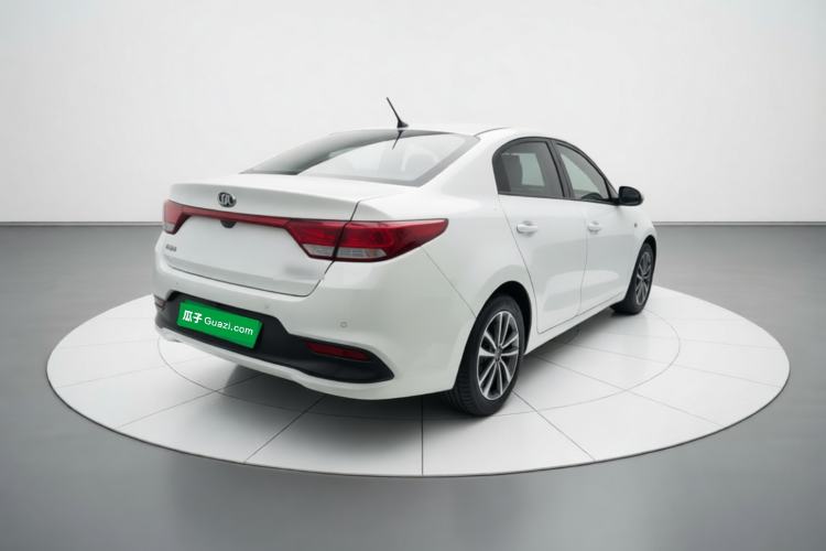 Used Kia K2 2017 Sedan 1.4L Automatic Transmission 15th Anniversary Special Edition GLS Rear Right 45 Deg
