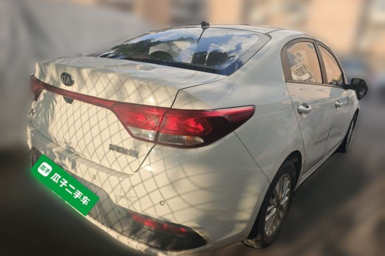Used Kia K2 2017 Sedan 1.4L Automatic Transmission 15th Anniversary Special Edition GLS Rear Right 45 Deg