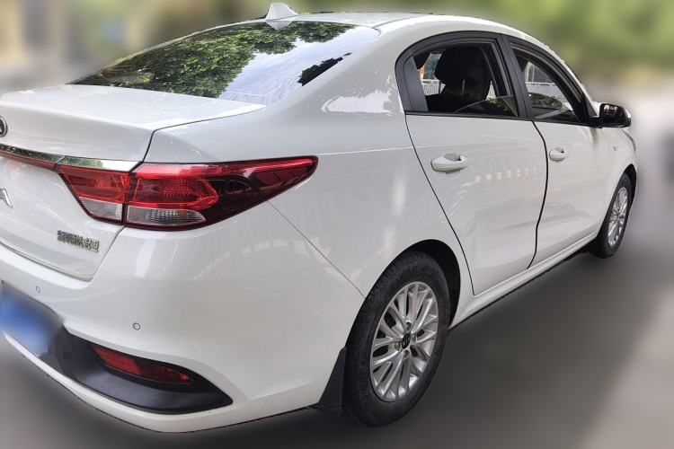 Used Kia K2 2017 Sedan 1.4L Manual Transmission GLS Rear Right 45 Deg