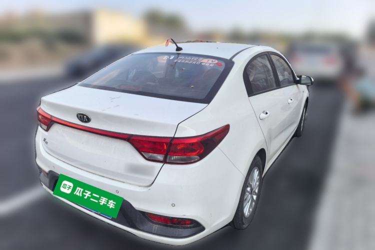 Used Kia K2 2017 Sedan 1.4L Manual Transmission GLS Rear Right 45 Deg