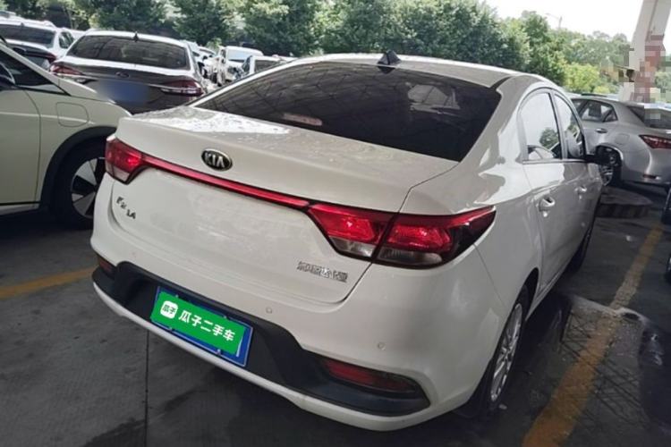 Used Kia K2 2017 Sedan 1.4L Manual Transmission GLS Rear Right 45 Deg
