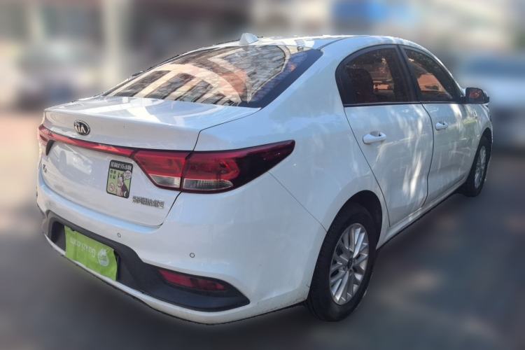Used Kia K2 2017 Sedan 1.4L Manual Transmission GLS Rear Right 45 Deg