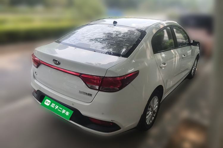 Used Kia K2 2017 Sedan 1.4L Manual Transmission GLS Rear Right 45 Deg