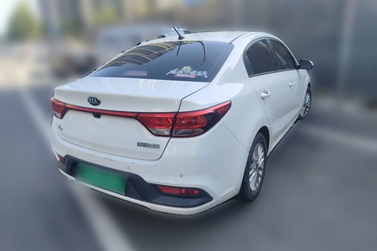 Used Kia K2 2017 Sedan 1.4L Automatic Transmission 15th Anniversary Special Edition GLS Rear Right 45 Deg