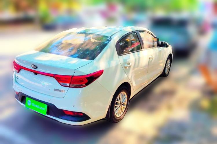 Used Kia K2 2017 Sedan 1.4L Automatic Transmission 15th Anniversary Special Edition GLS Rear Right 45 Deg