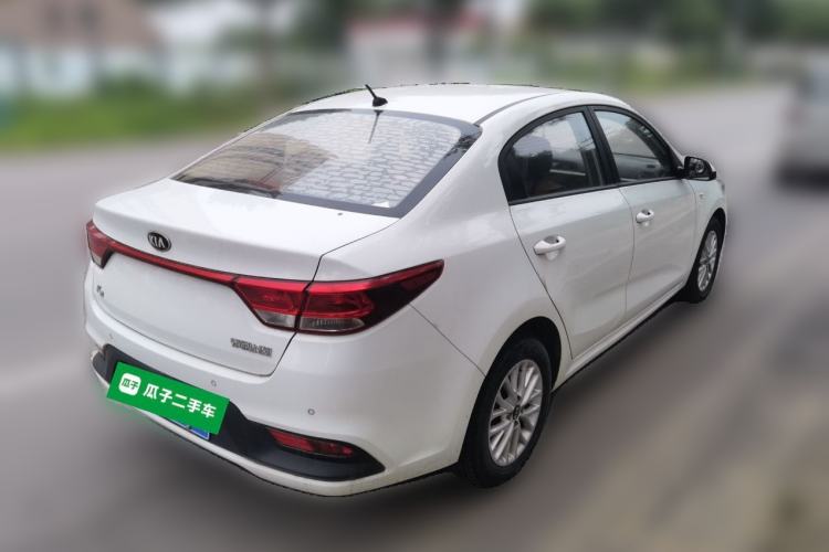 Used Kia K2 2017 Sedan 1.4L Manual Transmission GLS Rear Right 45 Deg