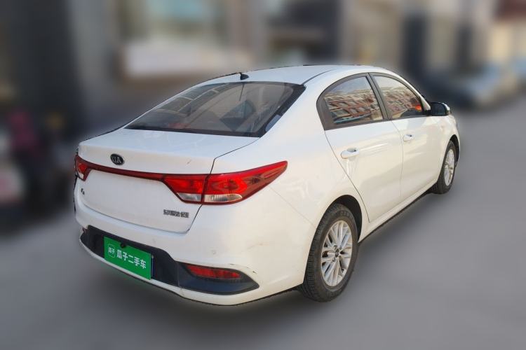 Used Kia K2 2017 Sedan 1.4L Manual Transmission GLS Rear Right 45 Deg