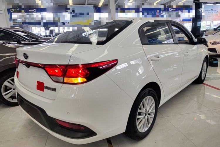 Used Kia K2 2017 Sedan 1.4L Automatic Transmission 15th Anniversary Special Edition GLS Rear Right 45 Deg