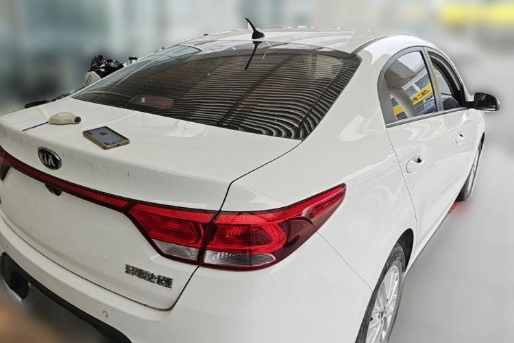 Used Kia K2 2017 Sedan 1.4L Automatic Transmission 15th Anniversary Special Edition GLS Rear Right 45 Deg