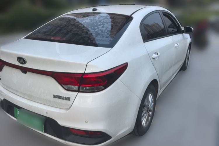 Used Kia K2 2017 Sedan 1.4L Automatic Transmission 15th Anniversary Special Edition GLS Rear Right 45 Deg