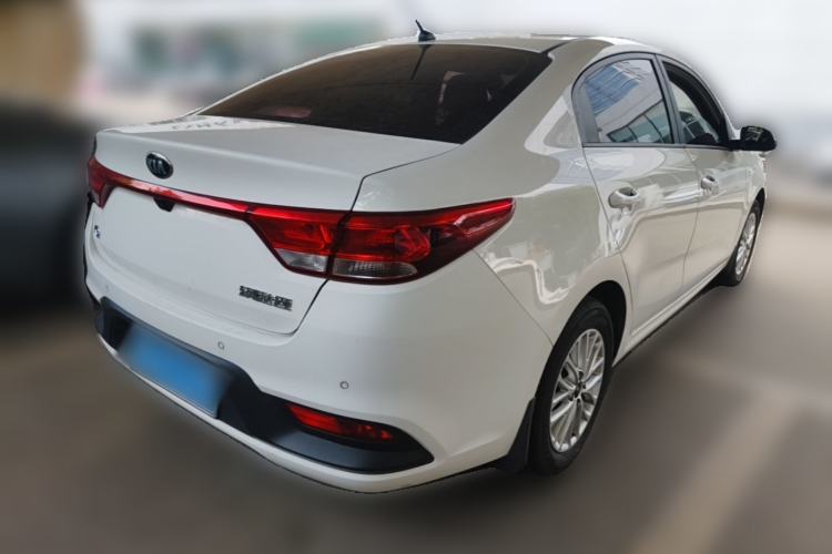 Used Kia K2 2017 Sedan 1.4L Automatic Transmission 15th Anniversary Special Edition GLS Rear Right 45 Deg