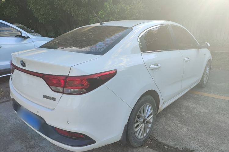 Used Kia K2 2017 Sedan 1.4L Manual Transmission GLS Rear Right 45 Deg