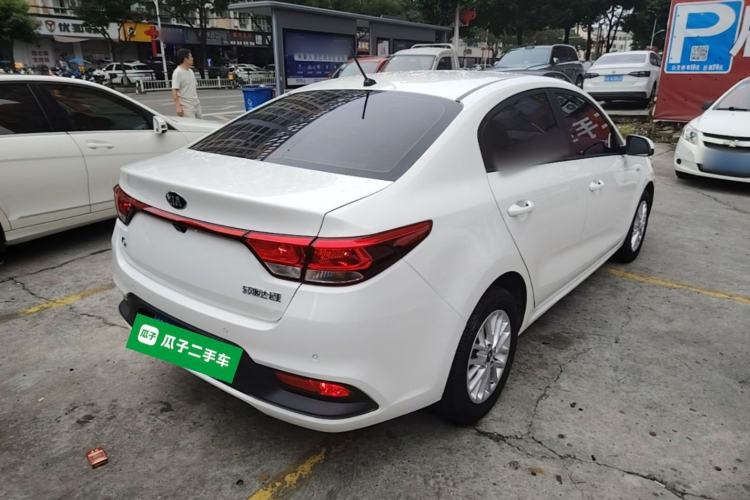 Used Kia K2 2017 Sedan 1.4L Automatic GLS Rear Right 45 Deg