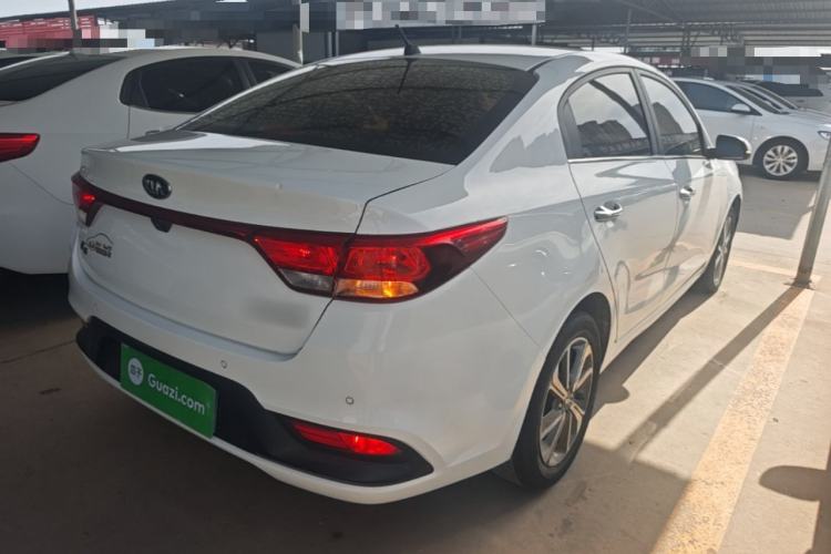 Used Kia K2 2017 Sedan 1.6L AT Premium Rear Right 45 Deg