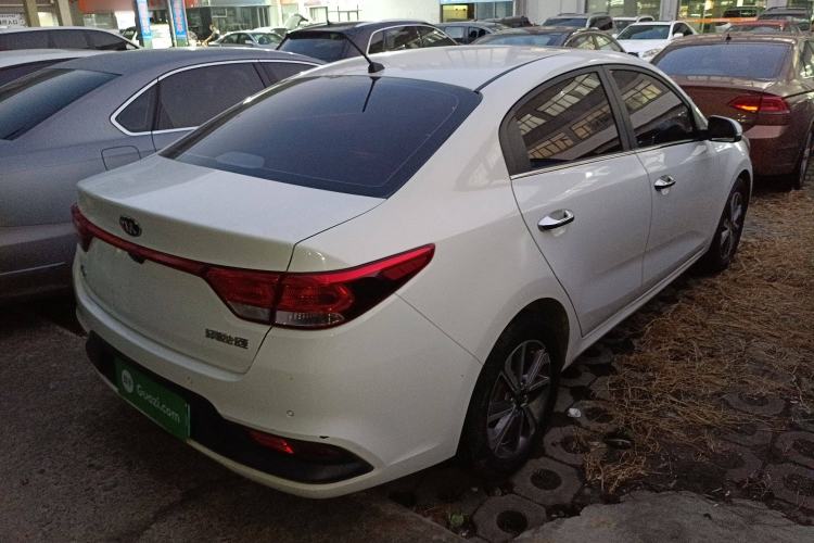 Used Kia K2 2017 Sedan 1.6L AT Premium Rear Right 45 Deg