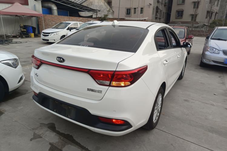 Used Kia K2 2017 Sedan 1.4L Manual Transmission GLS Rear Right 45 Deg