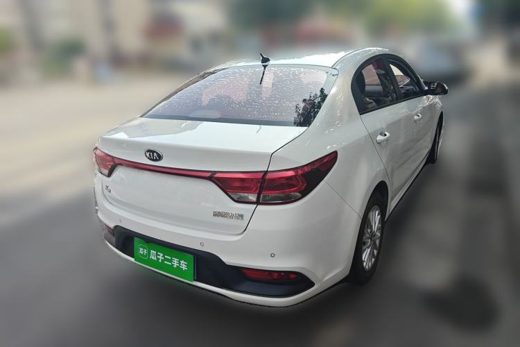 Used Kia K2 2017 Sedan 1.4L Manual Transmission GLS Rear Right 45 Deg