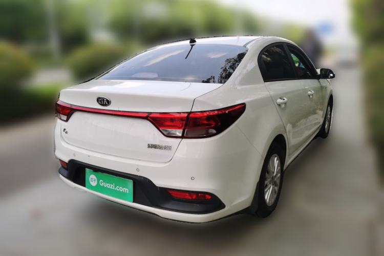 Used Kia K2 2017 Sedan 1.4L Manual Transmission GLS Rear Right 45 Deg