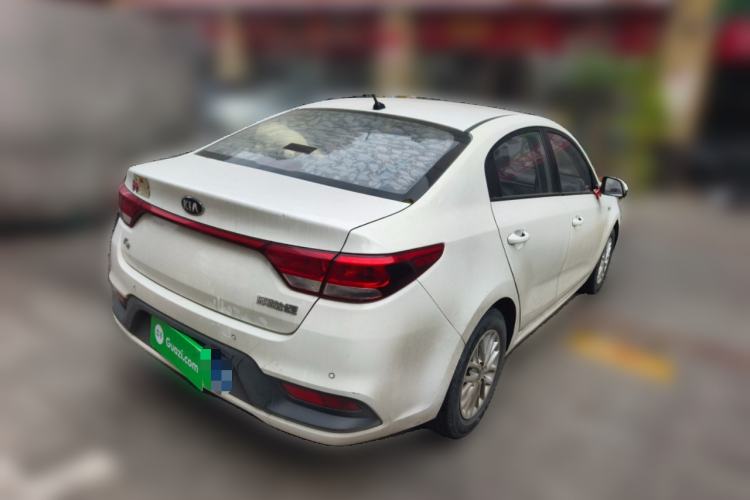 Used Kia K2 2017 Sedan 1.4L Manual Transmission 15th Anniversary Special Edition GLS Rear Right 45 Deg