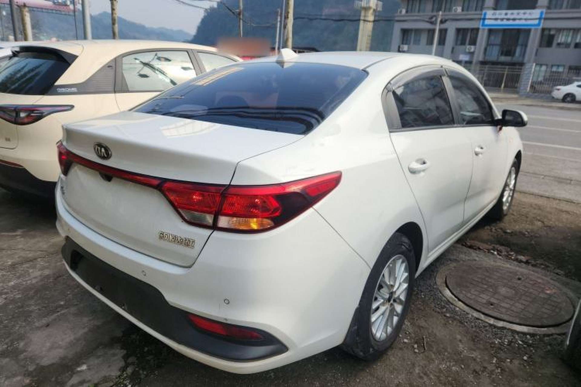 Used Kia K2 2017 Sedan 1.4L Automatic GLS Rear Right 45 Deg