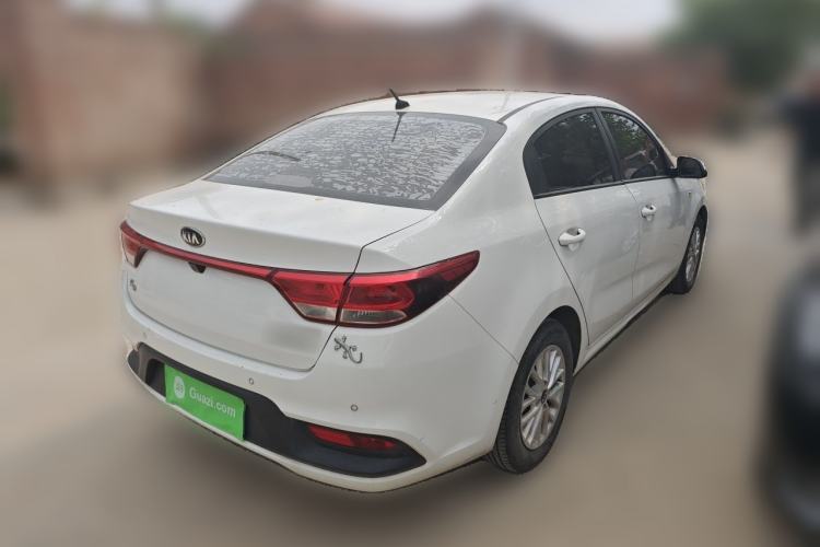 Used Kia K2 2017 Sedan 1.4L Automatic Transmission 15th Anniversary Special Edition GLS Rear Right 45 Deg