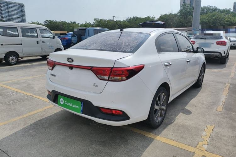 Used Kia K2 2017 Sedan 1.6L AT Premium Rear Right 45 Deg