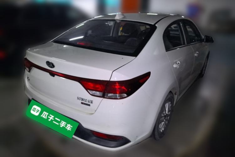 Used Kia K2 2017 Sedan 1.4L Automatic Transmission 15th Anniversary Special Edition GLS Rear Right 45 Deg