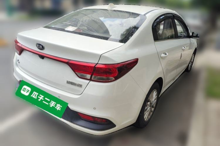Used Kia K2 2017 Sedan 1.4L Automatic GLS Rear Right 45 Deg